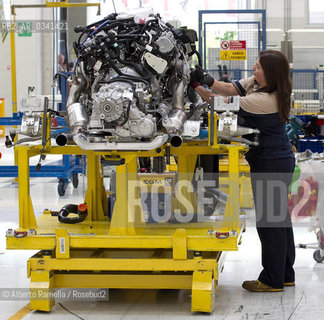 30.06.14, Grugliasco (To), Stabilimento Maserati, Ass Annuale Confindustria Torino - nella foto: Catena di montaggio Maserati ©Alberto Ramella/Rosebud2