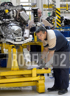 30.06.14, Grugliasco (To), Stabilimento Maserati, Ass Annuale Confindustria Torino - nella foto: Catena di montaggio Maserati ©Alberto Ramella/Rosebud2