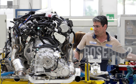 30.06.14, Grugliasco (To), Stabilimento Maserati, Ass Annuale Confindustria Torino - nella foto: Catena di montaggio Maserati ©Alberto Ramella/Rosebud2