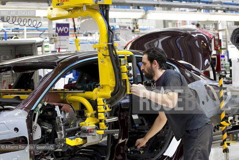 30.06.14, Grugliasco (To), Stabilimento Maserati, Ass Annuale Confindustria Torino - nella foto: Catena di montaggio Maserati ©Alberto Ramella/Rosebud2