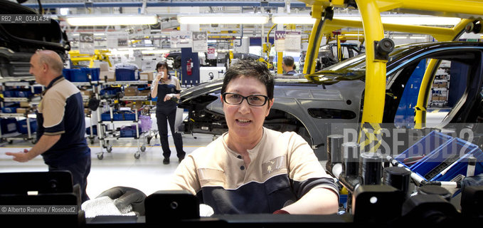 30.06.14, Grugliasco (To), Stabilimento Maserati, Ass Annuale Confindustria Torino - nella foto: Catena di montaggio Maserati ©Alberto Ramella/Rosebud2