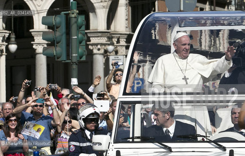 21.06.15, Papa Francesco a Torino ©Alberto Ramella/Rosebud2