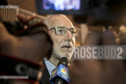 10.04.15, TORINO, Inaugurazione grattacielo CENTRO DIREZIONALE INTESA SANPAOLO, nella foto: Renzo Piano, autore del progetto ©Alberto Ramella/Rosebud2