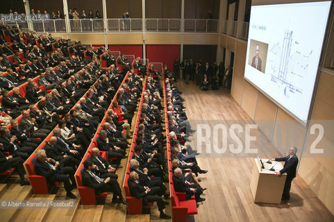 10.04.15, TORINO, Inaugurazione grattacielo CENTRO DIREZIONALE INTESA SANPAOLO, nella foto: cerimonia inaugurazione ©Alberto Ramella/Rosebud2