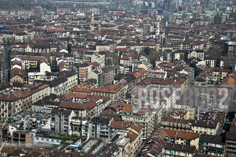 10.04.15, TORINO, Inaugurazione grattacielo CENTRO DIREZIONALE INTESA SANPAOLO, nella foto: Torino vista dal 36o piano delledificio.. ©Alberto Ramella/Rosebud2