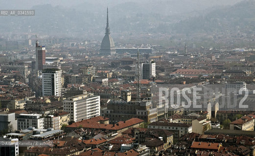 10.04.15, TORINO, Inaugurazione grattacielo CENTRO DIREZIONALE INTESA SANPAOLO, nella foto: Torino vista dal 36o piano delledificio.. ©Alberto Ramella/Rosebud2