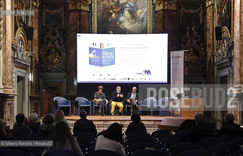 10.10.15, Torino, Portici di Carta 2015, evento torino che legge, Antonella Biscetti, Rocco Pinto, Maurizio Braccialarghe ©Alberto Ramella/Rosebud2