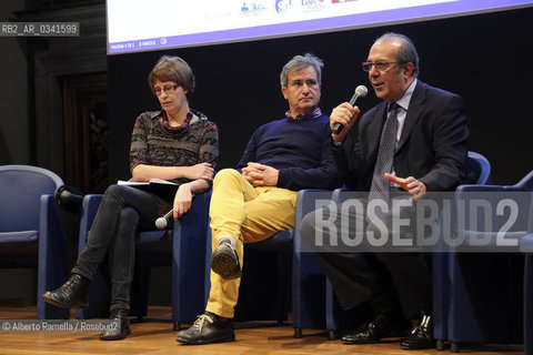 10.10.15, Torino, Portici di Carta 2015, evento torino che legge, Antonella Biscetti, Rocco Pinto, Maurizio Braccialarghe ©Alberto Ramella/Rosebud2