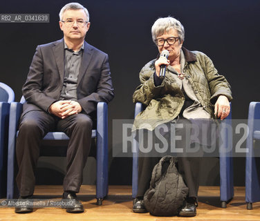 10.10.15, Torino, Portici di Carta 2015, Evento presentazione libro Alessandro Barbero con Margherita Oggero ©Alberto Ramella/Rosebud2