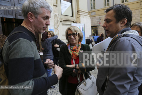 10.10.15, Torino, Portici di Carta 2015, Giovanna Milella, Giuseppe Culicchia, Nicola Gallino ©Alberto Ramella/Rosebud2