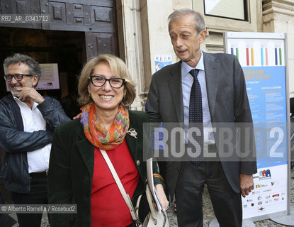 10.10.15, Torino, Portici di Carta 2015, Piero Fassino, Giovanna Milella ©Alberto Ramella/Rosebud2