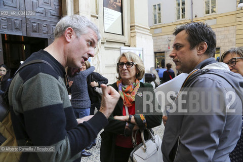 10.10.15, Torino, Portici di Carta 2015, Giovanna Milella, Giuseppe Culicchia, Nicola Gallino ©Alberto Ramella/Rosebud2