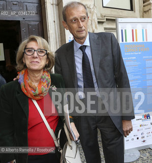 10.10.15, Torino, Portici di Carta 2015, Piero Fassino, Giovanna Milella ©Alberto Ramella/Rosebud2