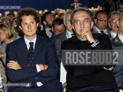 30.06.14, Grugliasco (To), Stabilimento Maserati, Ass Annuale Confindustria Torino - nella foto: John P.Elkann, Sergio Marchionne ©Alberto Ramella/Rosebud2