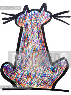 cartoons art work illustration - cat ©Alberto Ramella/Rosebud2