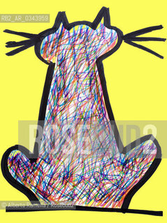 cartoons art work illustration - cat ©Alberto Ramella/Rosebud2