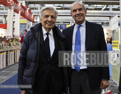 12.05.16, Torino, Lingotto Fiere, Salone del Libro 2016 - nella foto: Giorgio Rosenthal, Furio Colombo ©Alberto Ramella/Rosebud2