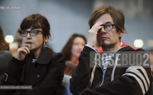 13.5.16, Torino, Lingotto Fiere, Salone del Libro 2016 - nella foto: evento LA SFIDA DELLE PERIFERIE. nella foto: Botto & Bruno ©Alberto Ramella/Rosebud2