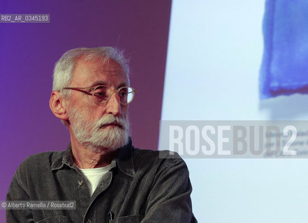 13.5.16, Torino, Lingotto Fiere, Salone del Libro 2016 - nella foto: Inconbtro con Antonio Moresco in occasione del suo libro Laddio ©Alberto Ramella/Rosebud2