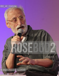 13.5.16, Torino, Lingotto Fiere, Salone del Libro 2016 - nella foto: Inconbtro con Antonio Moresco in occasione del suo libro Laddio ©Alberto Ramella/Rosebud2