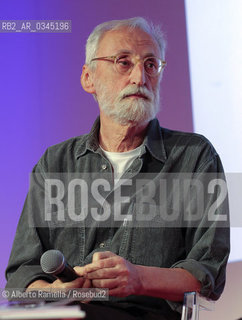 13.5.16, Torino, Lingotto Fiere, Salone del Libro 2016 - nella foto: Inconbtro con Antonio Moresco in occasione del suo libro Laddio ©Alberto Ramella/Rosebud2