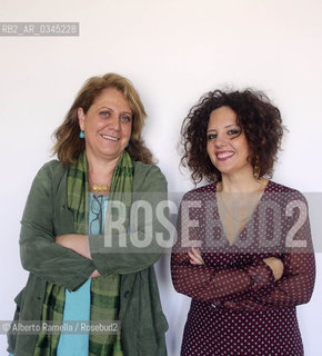 15.5.16, Torino, Lingotto Fiere, Salone del Libro 2016 - nella foto: PAOLA CARIDI e LUCIA SORBERA autrici programma ANIME ARABE ©Alberto Ramella/Rosebud2