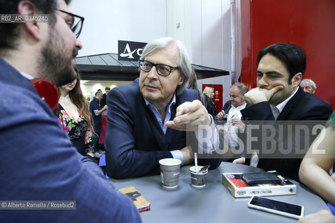 15.5.16, Torino, Lingotto Fiere, Salone del Libro 2016 - nella foto: VITTORIO SGARBI ©Alberto Ramella/Rosebud2