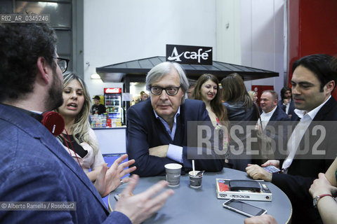 15.5.16, Torino, Lingotto Fiere, Salone del Libro 2016 - nella foto: VITTORIO SGARBI ©Alberto Ramella/Rosebud2