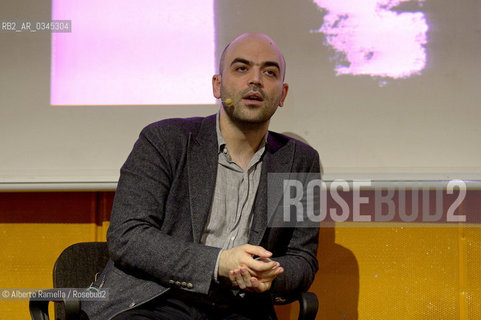 14/05/16, Torino, Lingotto Fiere, Salone del Libro 2016, nella foto: Gomorra dieci anni dopo, Roberto Saviano ©Alberto Ramella/Rosebud2