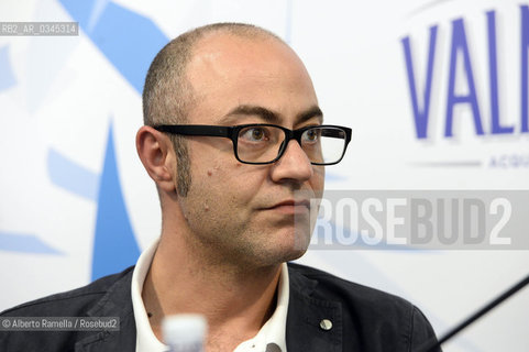 Torino 12 Maggio 2016 .Lingotto Fiere, Salone del Libro 2016 .Evento: I mestieri del libro: Lorganizzazione di festival.Nella foto: Andrea Bacco ideatore di Caffeina Festival di Viterbo ©Alberto Ramella/Rosebud2