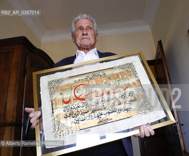 Annibale CROSIGNANI, psicoanalista, medico, fautore della chiusura dei manicomi,nella sua casa a Torino ©Alberto Ramella/Rosebud2