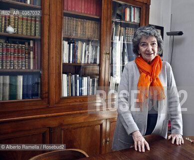 15.02.21, Torino, la ex pro-rettrice dellUniversità di Torino Elisabetta Barberis, nella sua casa a Torino ©Alberto Ramella/Rosebud2