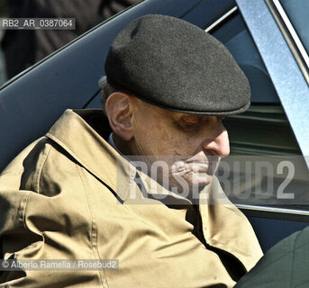 2001, Torino Norberto Bobbio il giorno dei funerali della moglie Valeria Cova ©Alberto Ramella/Rosebud2