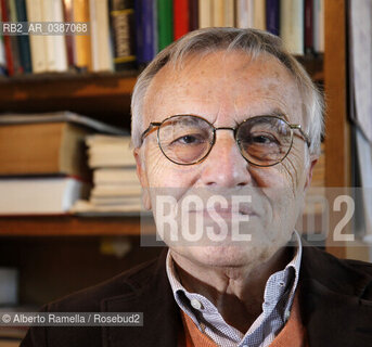 09.11.20, Torino, il Sociologo delle Religioni Franco Garelli nella sua casa torinese ©Alberto Ramella/Rosebud2