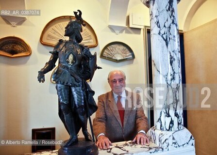 02.3.21, TORINO, lo psicoanalista Prof. Pier Maria Furlan, nella sua casa a Torino ©Alberto Ramella/Rosebud2