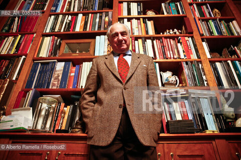 02.3.21, TORINO, lo psicoanalista Prof. Pier Maria Furlan, nella sua casa a Torino ©Alberto Ramella/Rosebud2