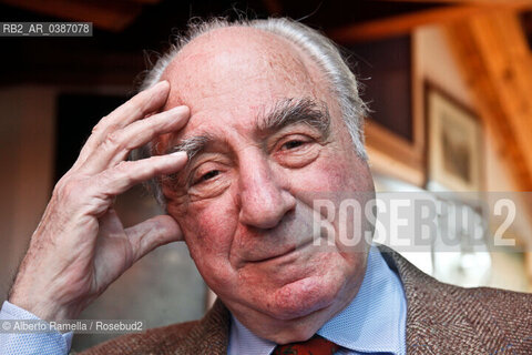 02.3.21, TORINO, lo psicoanalista Prof. Pier Maria Furlan, nella sua casa a Torino ©Alberto Ramella/Rosebud2