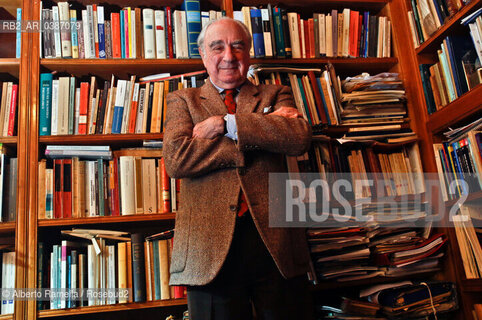 02.3.21, TORINO, lo psicoanalista Prof. Pier Maria Furlan, nella sua casa a Torino ©Alberto Ramella/Rosebud2