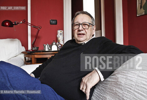 Torino, 15.04.2020, Giovanni Ferrero nella sua casa a Torino, ex politico e ideatore di Punti Verdi a Torino ©Alberto Ramella/Rosebud2