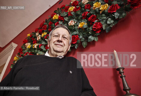 Torino, 15.04.2020, Giovanni Ferrero nella sua casa a Torino, ex politico e ideatore di Punti Verdi a Torino ©Alberto Ramella/Rosebud2