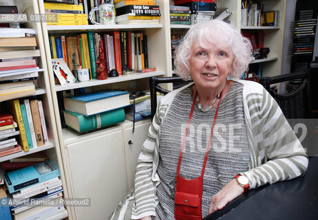 Pecetto Torinese, 17.5.21, Silvana Quadrino psicoterapeuta e scrittrice a casa sua. ©Alberto Ramella/Rosebud2