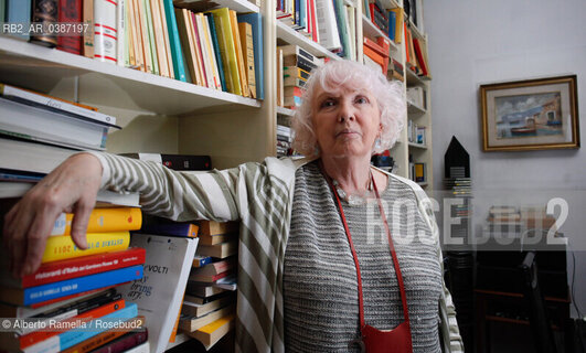 Pecetto Torinese, 17.5.21, Silvana Quadrino psicoterapeuta e scrittrice a casa sua. ©Alberto Ramella/Rosebud2