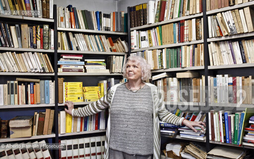 Pecetto Torinese, 17.5.21, Silvana Quadrino psicoterapeuta e scrittrice a casa sua. ©Alberto Ramella/Rosebud2