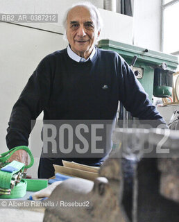 lo scultore Riccardo Cordero nel suo studio a Torino ©Alberto Ramella/Rosebud2