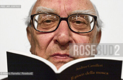 Maggio 2001, Andrea Camilleri, Salone del Libro di Torino ©Alberto Ramella/Rosebud2