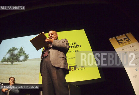 14.9.21, TORINO, TEATRO CARIGNANO, CONF STAMPA 7A ED BIENNALE DEMOCRAZIA - NELLA FOTO: IL PRES DI BD GUSTAVO ZAGREBELSKY ©Alberto Ramella/Rosebud2