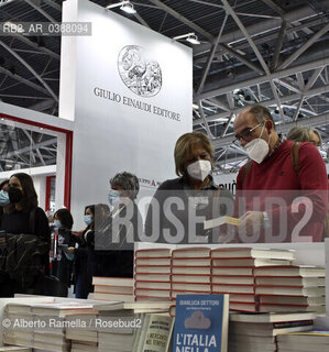 16.10.21, TORINO, LINGOTTO, SALONE DEL LIBRO 2021 - DAY#1 - NELLA FOTO: interno salone ©Alberto Ramella/Rosebud2