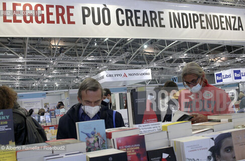 15.10.21, TORINO, LINGOTTO, SALONE DEL LIBRO 2021 - DAY#2 - NELLA FOTO: interno salone ©Alberto Ramella/Rosebud2