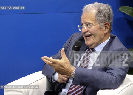 14.10.21, TORINO, LINGOTTO, SALONE DEL LIBRO 2021 - DAY#1 - NELLA FOTO: ROMANO PRODI ALLO STAND LA STAMPA ©Alberto Ramella/Rosebud2