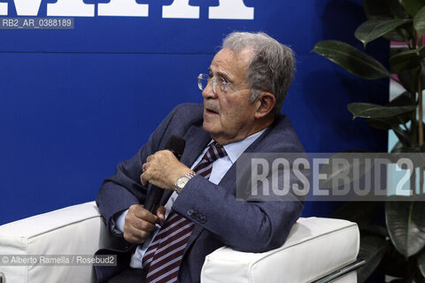 14.10.21, TORINO, LINGOTTO, SALONE DEL LIBRO 2021 - DAY#1 - NELLA FOTO: ROMANO PRODI ALLO STAND LA STAMPA ©Alberto Ramella/Rosebud2